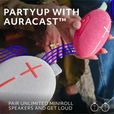 Ultimate Ears MINIROLL bærbar høyttaler (grå)