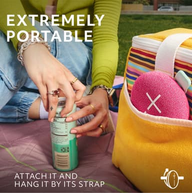 Ultimate Ears MINIROLL bærbar høyttaler (rosa)