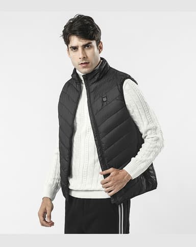 Varm vest Sort L