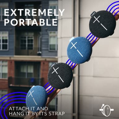 Ultimate Ears MINIROLL bærbar høyttaler (blå)