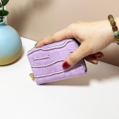 Kortholder for trekkspillstil for kvinner Lilla