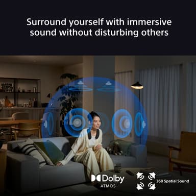 Sony BRAVIA Theatre U trådløs nakkehøyttaler (sort)