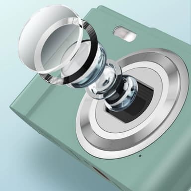 Digitalkamera med 48 MP, HD 1080p, 16x zoom, minnekort Lilla