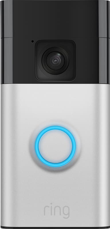 Ring Battery videodørklokke (saten nikkel)