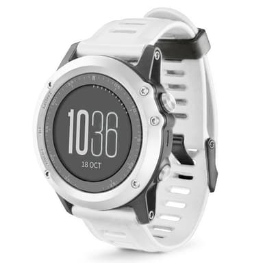 Klokkereim til Garmin Fenix 3 HR/6X GPS/5X Sapphire/Descent MK1 Hvit
