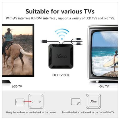 Smart TV-boks Android 10.0 4K 2 GB + 16 GB