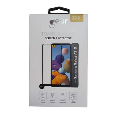GEAR Herdet Glass 2,5D Full Cover Samsung A21s