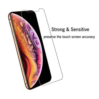 Skjermbeskytter iPhone 11, gjennomsiktig herdet glass