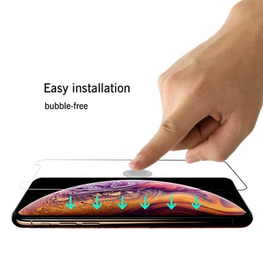 Skjermbeskytter iPhone 11, gjennomsiktig herdet glass