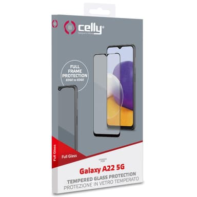 Skjermbeskytter Galaxy A22 5G i herdet glass