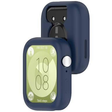 Silikonbeskyttelsesveske til Huawei Watch Fit 3 Blå