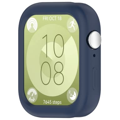 Silikonbeskyttelsesveske til Huawei Watch Fit 3 Blå
