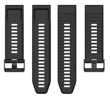 Klokkereim for Garmin Fenix 7/6/5 Black