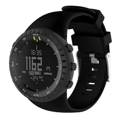 Klokkereim til Suunto Core i sort TPU