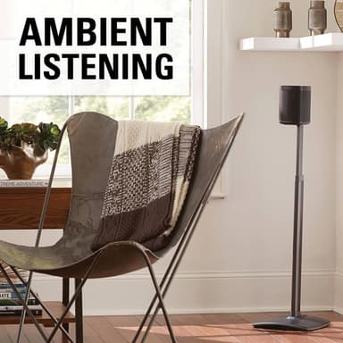SANUS Floor Stand Adjustable One SL Play:1 Play:3 Single Black