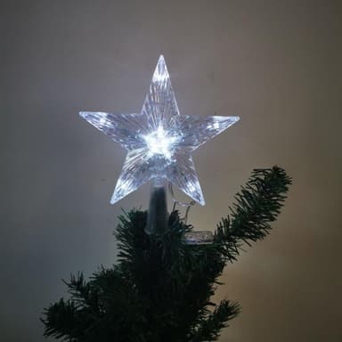 Juletrelysstjerne, Hvit