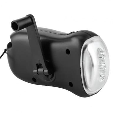 Hånddrevet LED-lommelykt, Svart