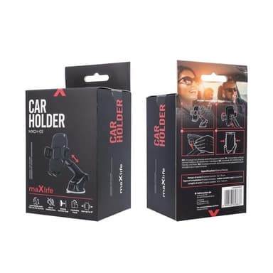 Maxlife MXCH-03 - Bilholder for dashbord/vindskjerm, svart