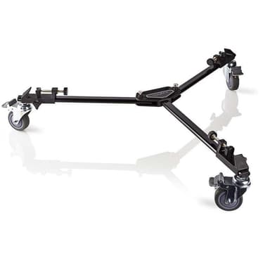 Nedis tripod Dolly | Maksimal lastekapasitet: 20.0 kg | Tripod diameter område: 29.0 mm | Reiseveske inkludert | Benlås | Aluminium | Sort
