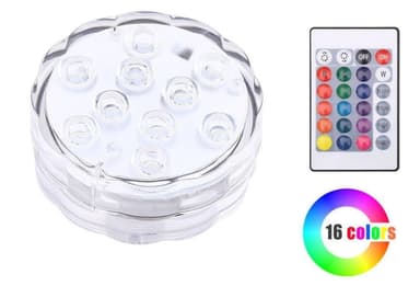 LED Ljus till bubbelbad, Pool, badkar. Vattentät, Water Candle