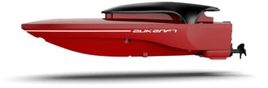 2.4G Mini SpeedBoat - radiostyrt motorbåt, rød