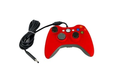 Håndkontroller for Xbox 360 (rød)