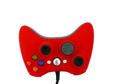 Håndkontroller for Xbox 360 (rød)