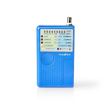 Nedis LAN measuring instrument | Kablet | 180 m | LED-indikator | Batteri drevet