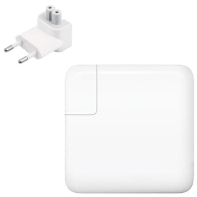 61 W USB-C-strømadapter for Macbook Pro 13"", hvit