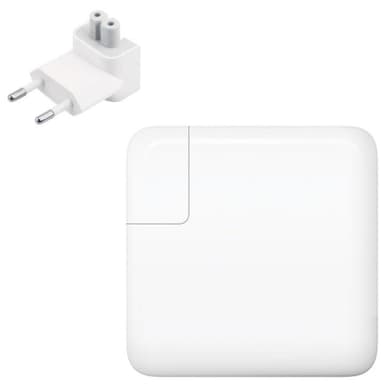 61 W USB-C-strømadapter for Macbook Pro 13"", hvit