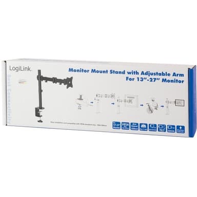LogiLink Monitorarm 13-27"" 428 mm