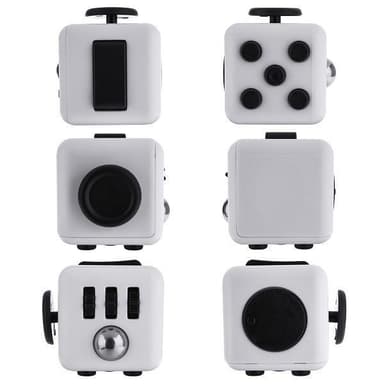 Fidget Cube, Hvit/Svart
