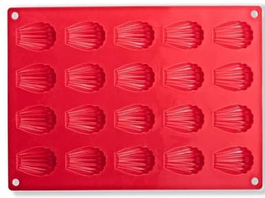 Bakeform i silikon, Madeleine-kaker