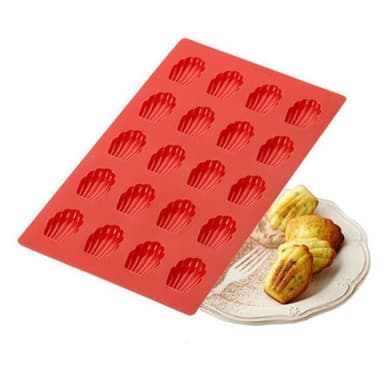 Bakeform i silikon, Madeleine-kaker
