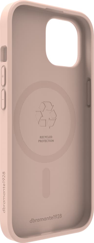 Dbramante1928 Greenland Pro MagSafe deksel for iPhone 15 (rosa sand)