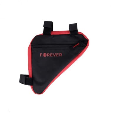 Forever Outdoor  Sykkelveske til sykkelstativ, Black/Red