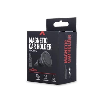 Maxlife MXCH-12 - Magnetisk bilholder for viftegrill, svart