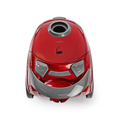 Nedis Støvsuger med pose | Med Bag | 700 W | Støvkapasitet: 1.5 l | Kombi Pensel | aksjonsradius: 7 m | Hepa | Antrasitt / Rød