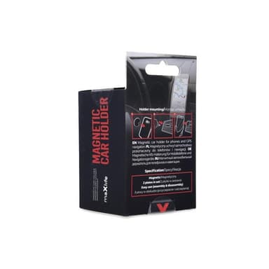 Maxlife MXCH-12 - Magnetisk bilholder for viftegrill, svart