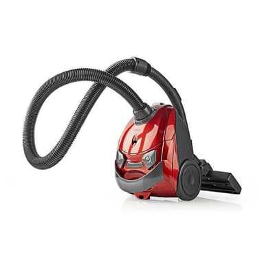 Nedis Støvsuger med pose | Med Bag | 700 W | Støvkapasitet: 1.5 l | Kombi Pensel | aksjonsradius: 7 m | Hepa | Antrasitt / Rød