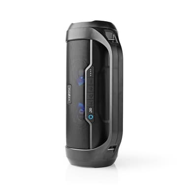 Nedis Bluetooth® Party Boombox | 6 timer | 2.0 | 120 W | Media avspilling: AUX / Micro SD / USB | IPX5 | Linkable | Bære håndtak | Party lys | Sort