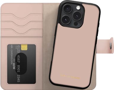 Ideal of Sweden Magnet Wallet+ iPhone 16 Pro lommebokdeksel (rosa)