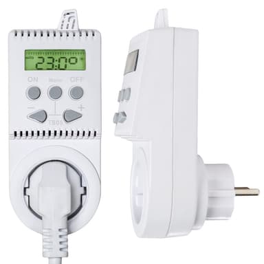 Termostat for stikkontakt TS05 - hvit