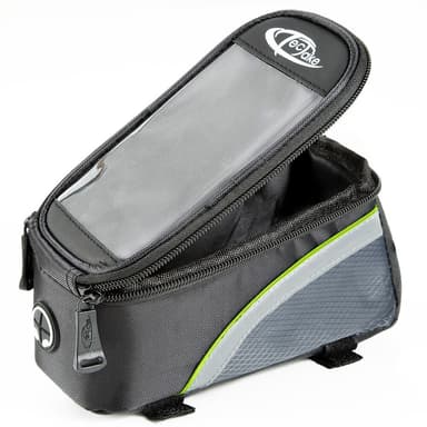 Mobilholder sykkel - 20 x 9,5 x 10 cm,svart/grå/grønn