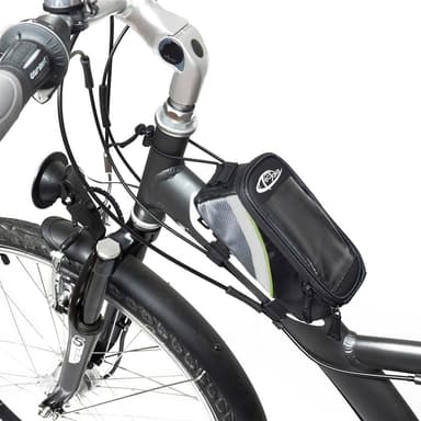 Mobilholder sykkel - 20 x 9,5 x 10 cm,svart/grå/grønn