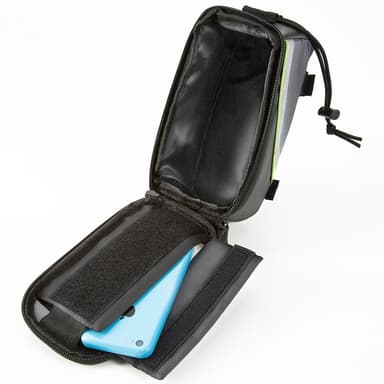 Mobilholder sykkel - 20 x 9,5 x 10 cm,svart/grå/grønn