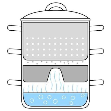 Saftkoker 15 liter - 4 kg kapasitet - sølv