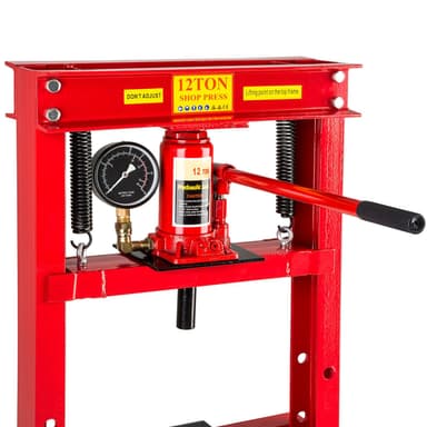 Verkstedpresse 12t - rød