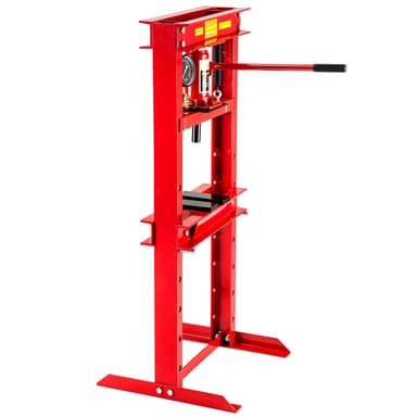 Verkstedpresse 12t - rød