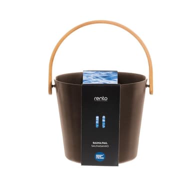 Badstuebøtte RENTO BRUN 5L, H35cm